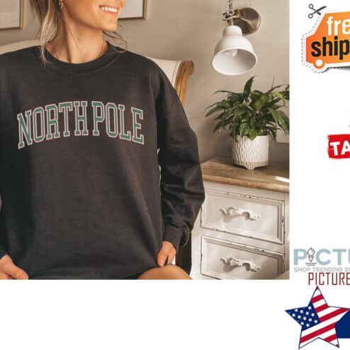 North Pole University Vintage Holiday Shirt