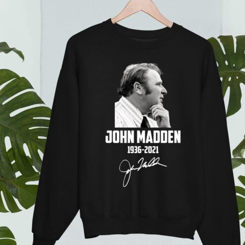 Madden Lifetime Member RIP John Madden signature shirt
