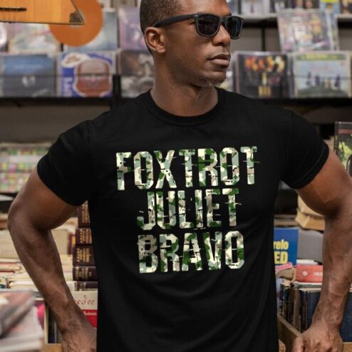 Military foxtrot juliet bravo army shirt