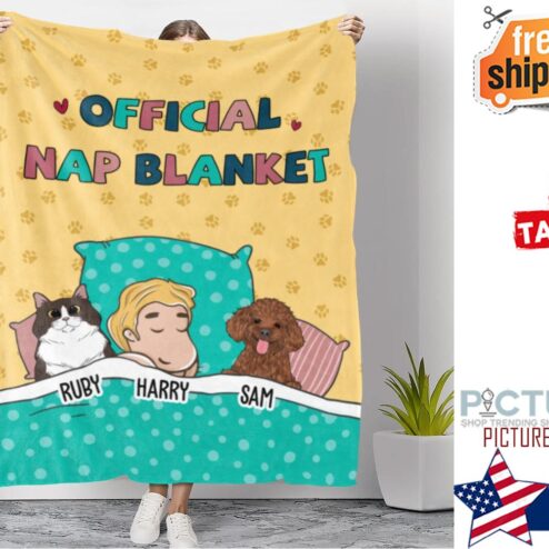 OFFICIAL NAP BLANKET PERSONALIZED CUSTOM FLEECE BLANKET