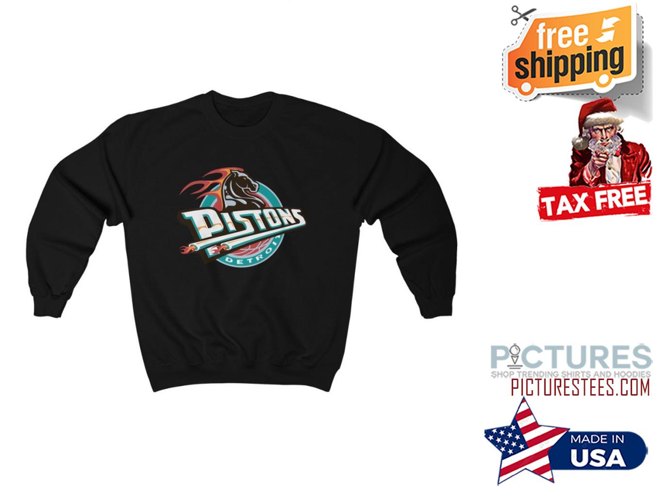 Old School Pistons Sweatshirt