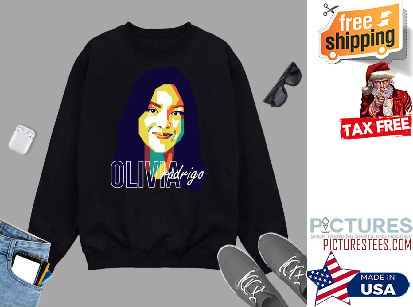 Olivia Rodrigo On WPAP Sweatshirt