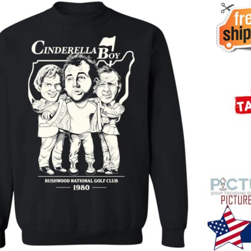 Original cinderella Boy bushwood national golf cub 1980 shirt