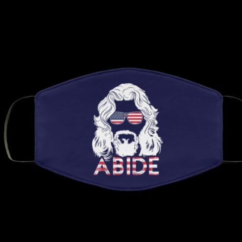 USA Abide American flag face mask