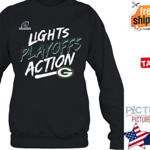 Packers Lights Action Playoffs shirt