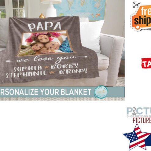 Papa Photo Blanket