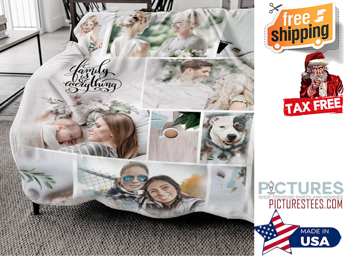 personalized blanket for adults personalized gift for mom home decor holiday decor christmas gift grandma gift for dad gift custom blanket