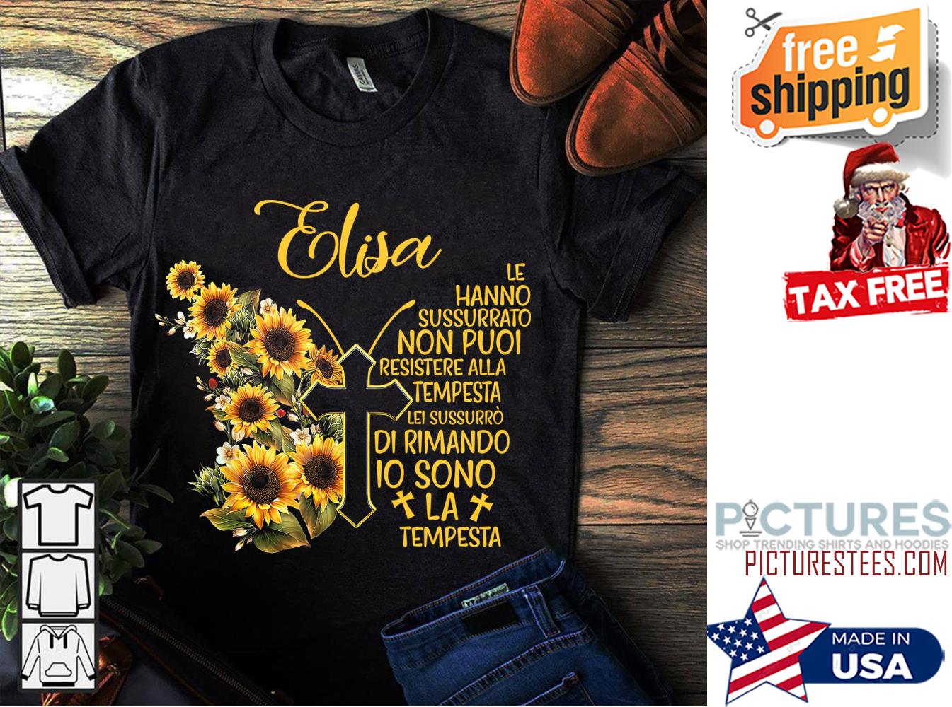 Personalized butterfly le hanno sussurrato non puoi resistere alla tempesta lei sussurro di rimando io sona la tempesta custom name shirt