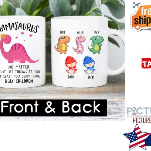 Personalized Family Mamasaurus No Matter Mug