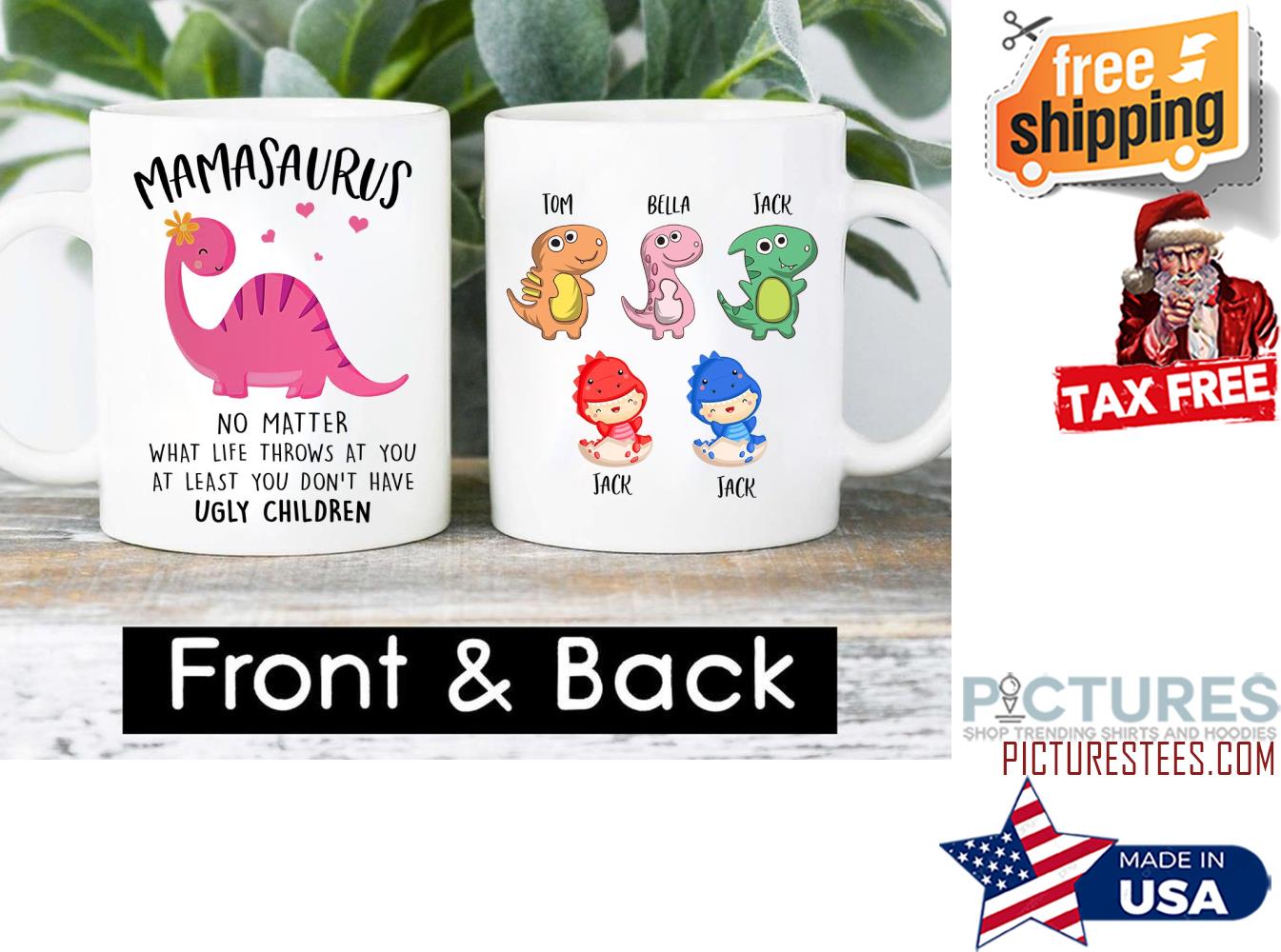 Personalized Family Mamasaurus No Matter Mug