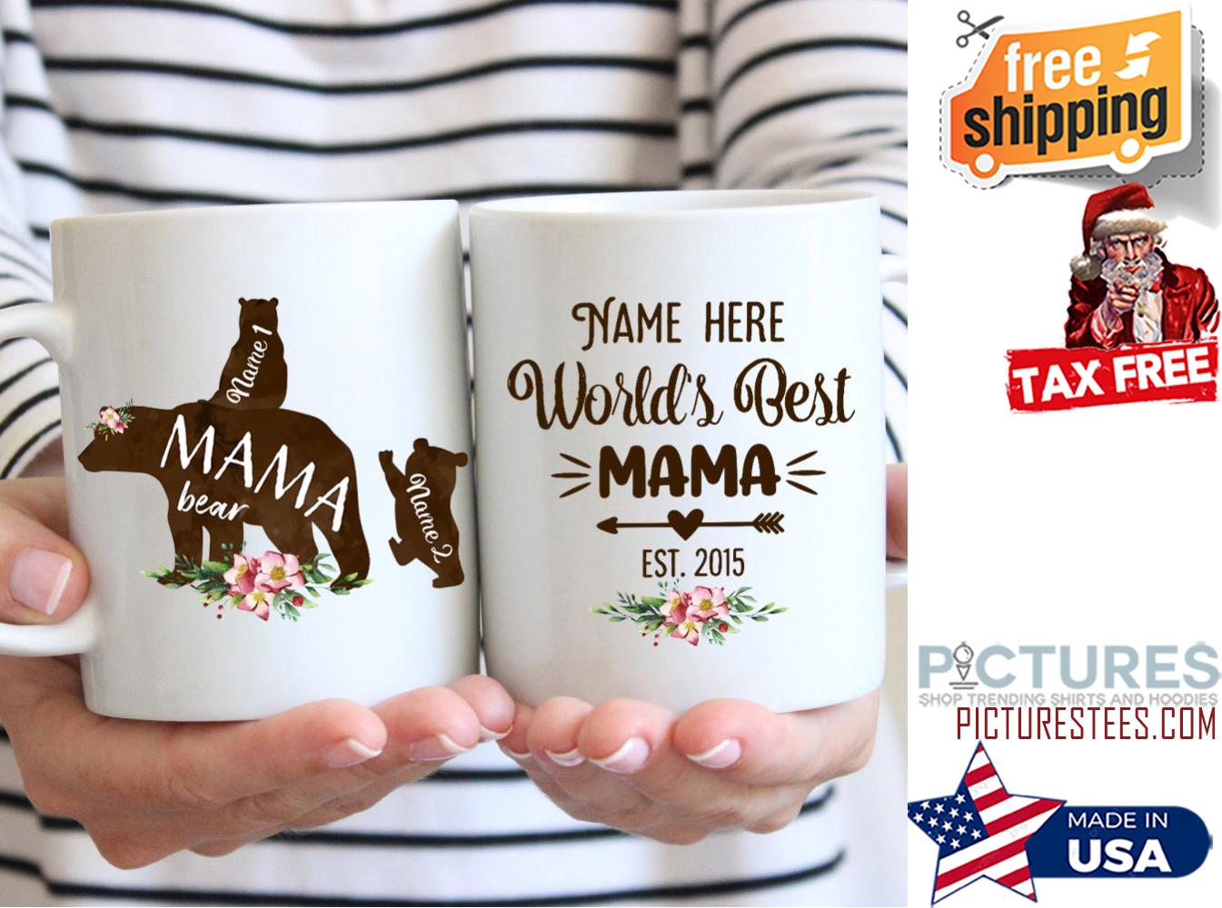 Personalized Family World's Best Mama Mug