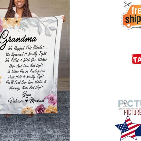 Personalized Grandma Blanket, Mothers Blanket, Grandma Blanket, Personalized Blanket