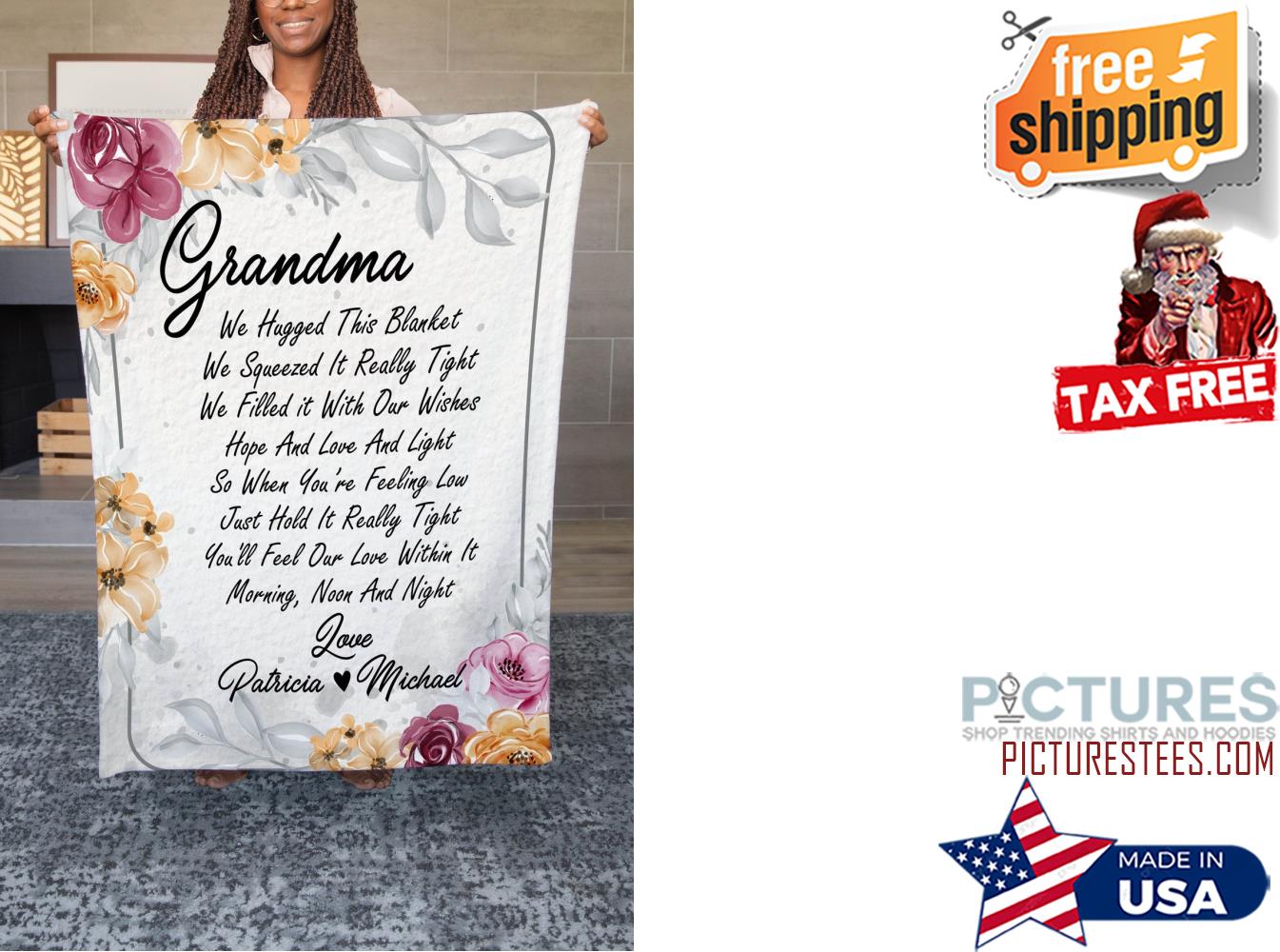 Personalized Grandma Blanket, Mothers Blanket, Grandma Blanket, Personalized Blanket