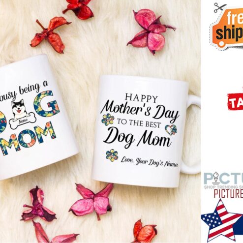 Personalized Kinda Busy Dog Mom Mug