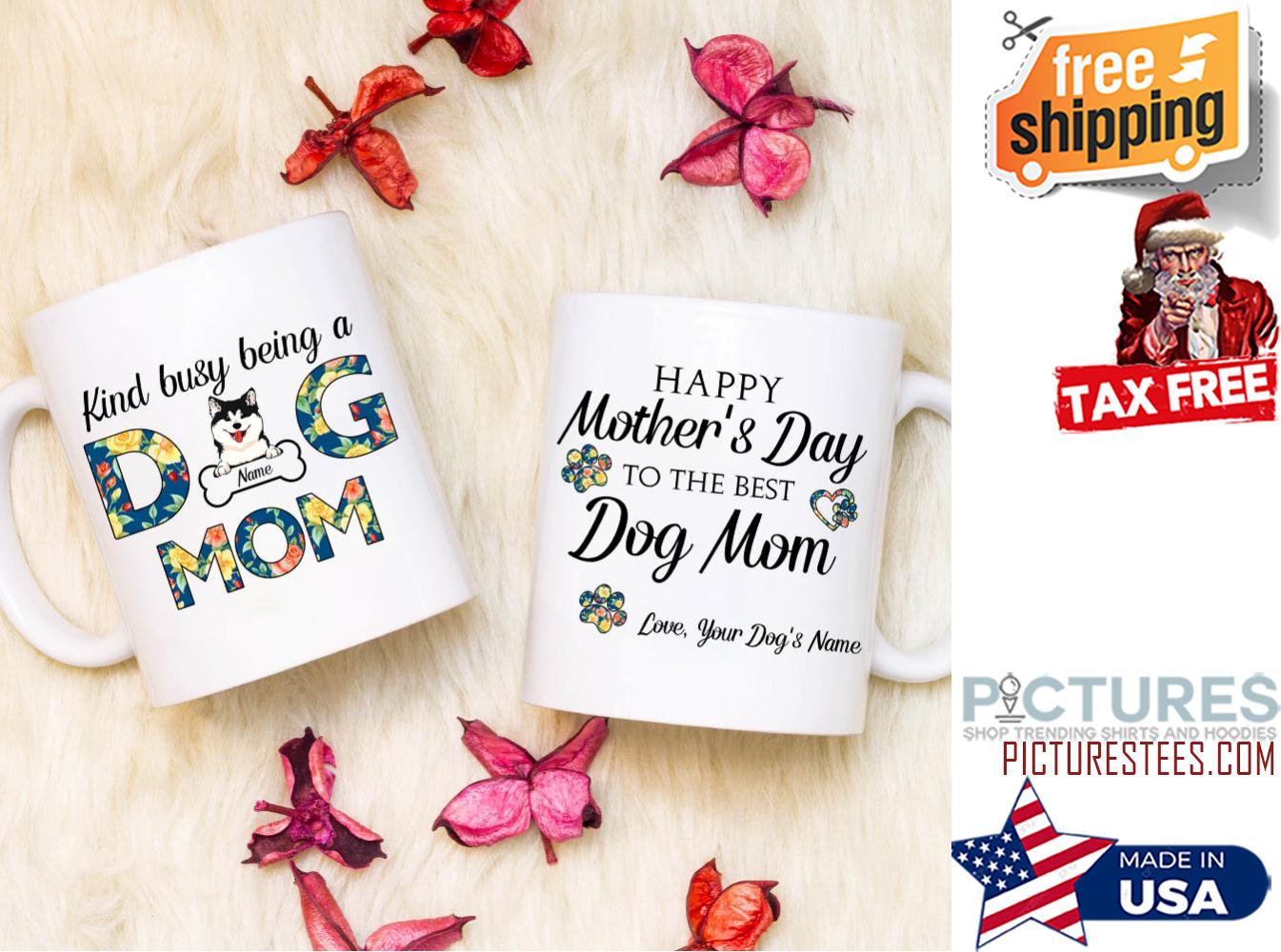 Personalized Kinda Busy Dog Mom Mug