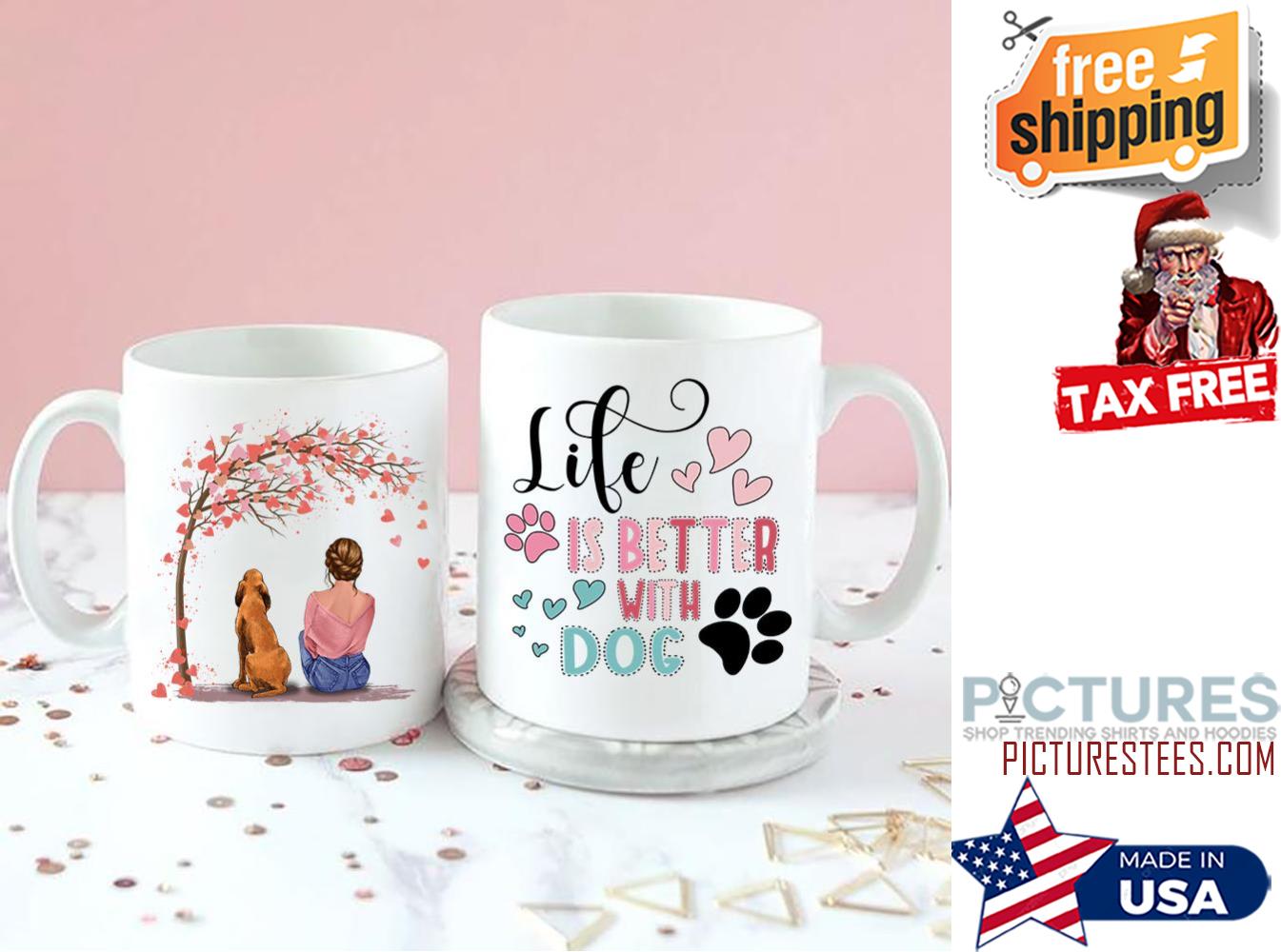 Personalized Mug Love Being Dog Mom