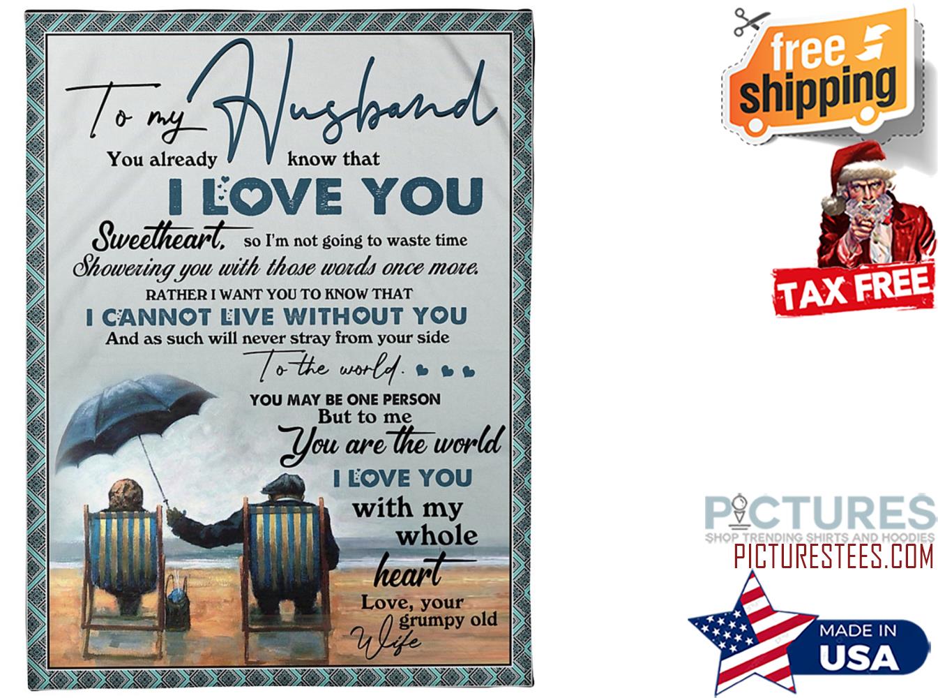 Personalized To My Husband I Love You With My Whole Heart Fleece Sherpa Woven Blankets Gifts For Husband Personalized To My Husband I Love You With My Whole Heart Fleece Sherpa Woven Blankets Gifts For Husband