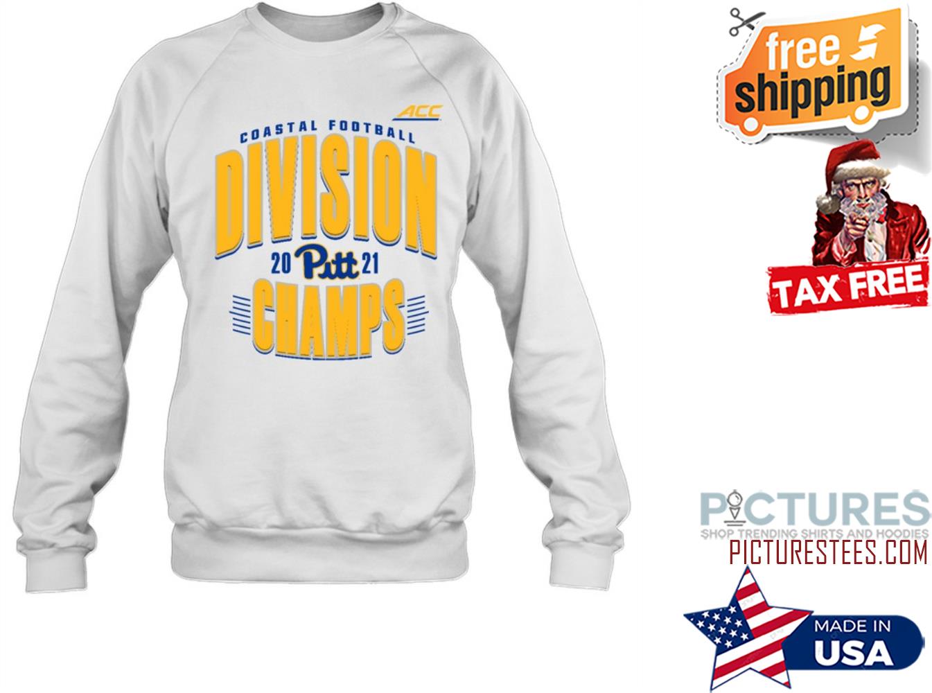 Pitt Panthers 2021 Acc Coastal Football Division Champions Sweater