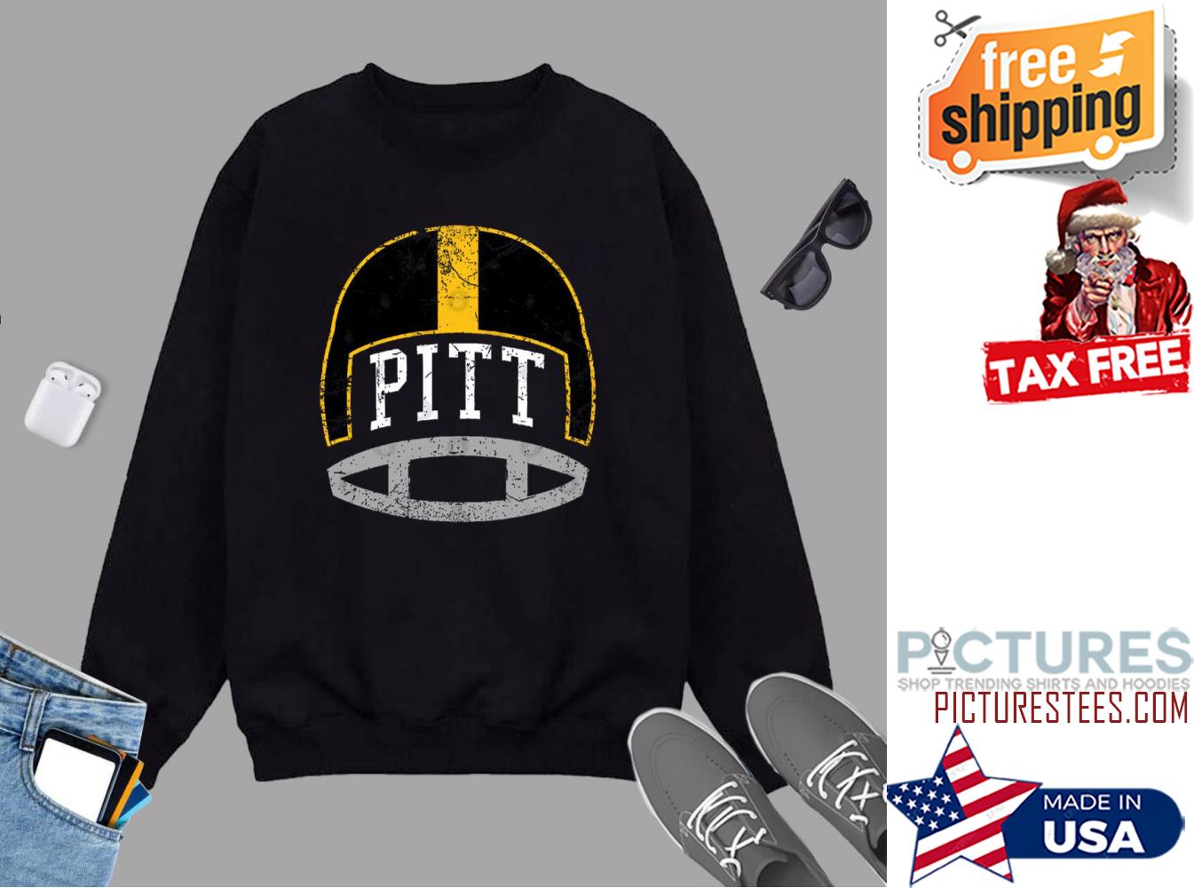 Pitt Retro Helmet Sweatshirt
