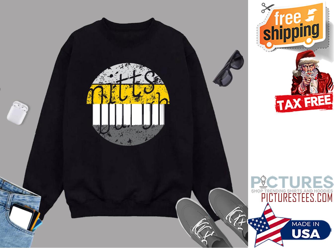 Pittsburgh Retro Fan Throwback Design Sweatshirt Pittsburgh Retro Fan Throwback Design Sweatshirt