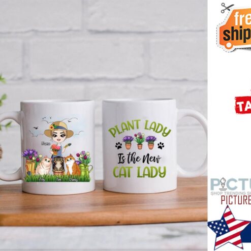 Plant Lady Is The New Cat Lady Personalized Mug