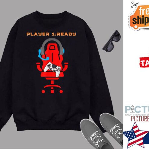 Player One Ready Video Games Shirt