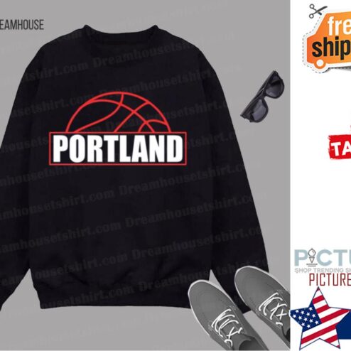Portlandrail Blazers Classic Logo Design Shirt