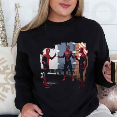 Spider man Meme Multi Verse No Way Home Marvel Shirt