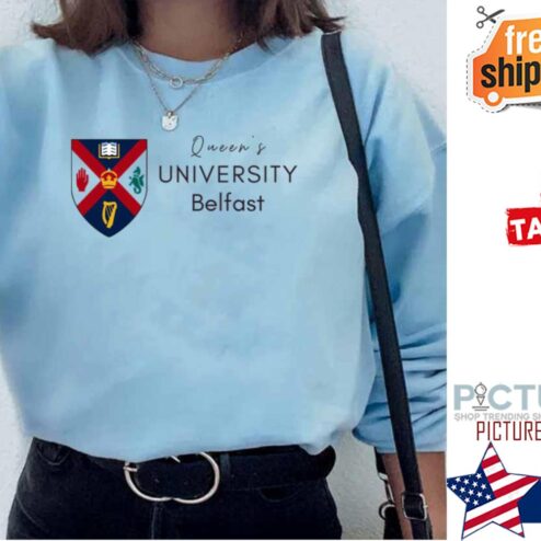 Queens University Belfast Logo Shirt