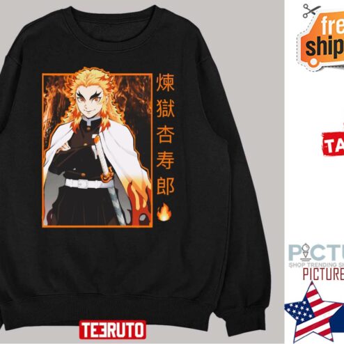 Rengoku Kyojuro Flame Hashira Shirt