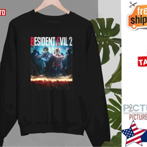Resident Evil 2 Remake Game Cover shirt