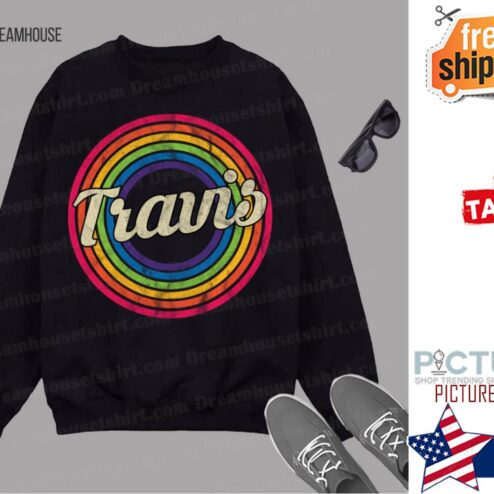 Retro Rainbow Faded Style Shirt