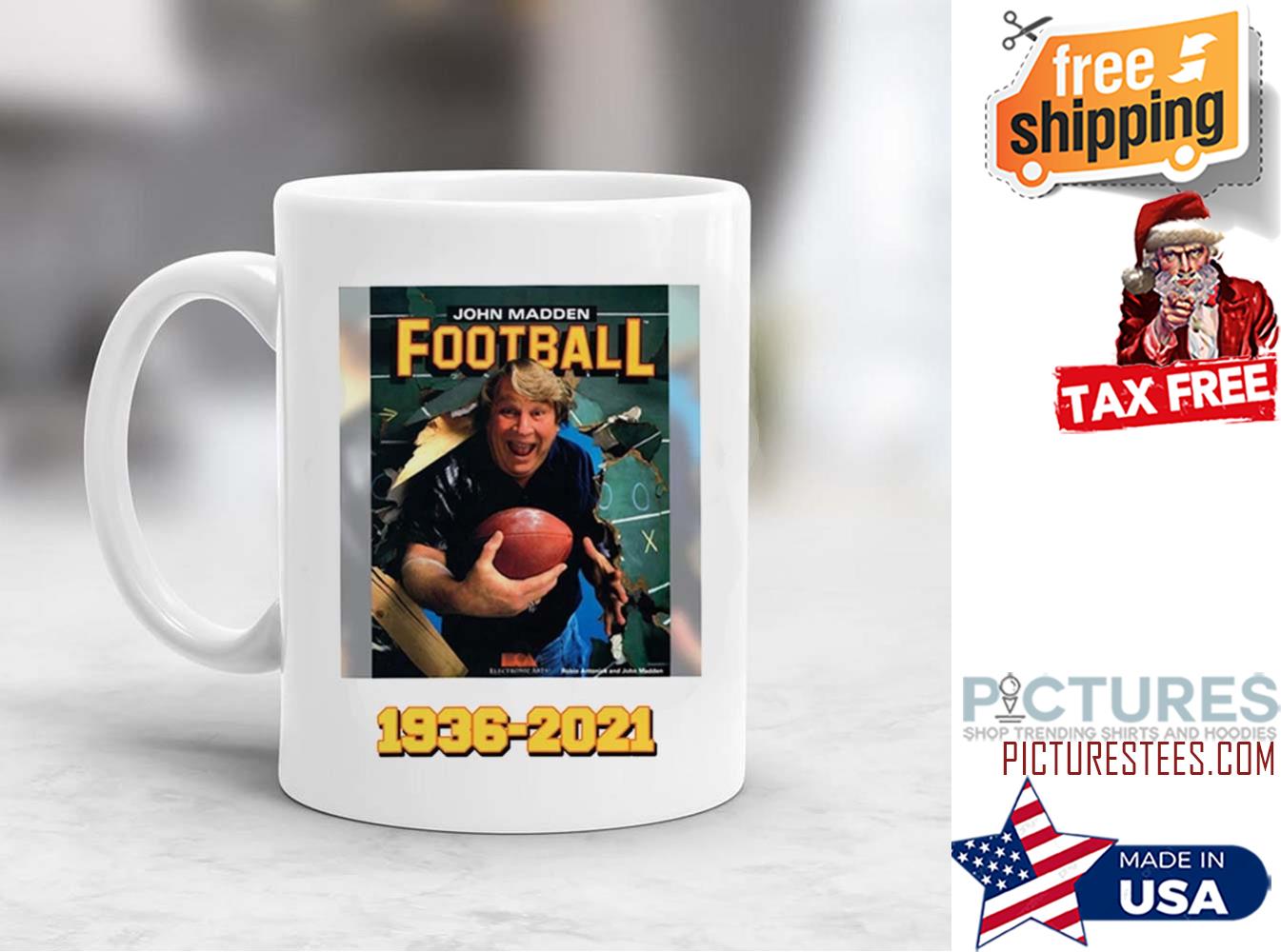 RIP John Madden 1936-2021 mug