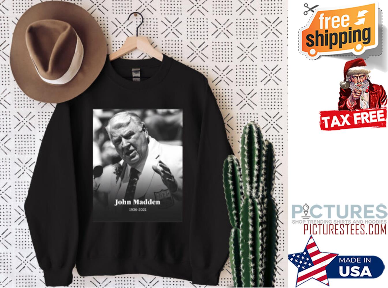 RIP John Madden 1936-2021 Sweashirt