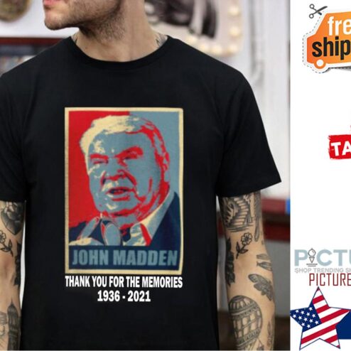 RIP John Madden 1936 2021 Thank You For The Memories T-shirt