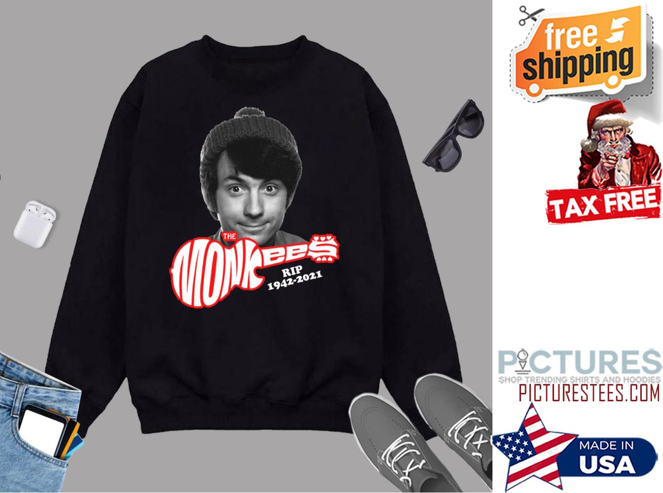 RIP Monkee Michael Nesmith Died 1942 2021 Sweatshirt