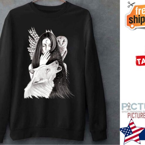 Ritual Wolf And Owl Shirt