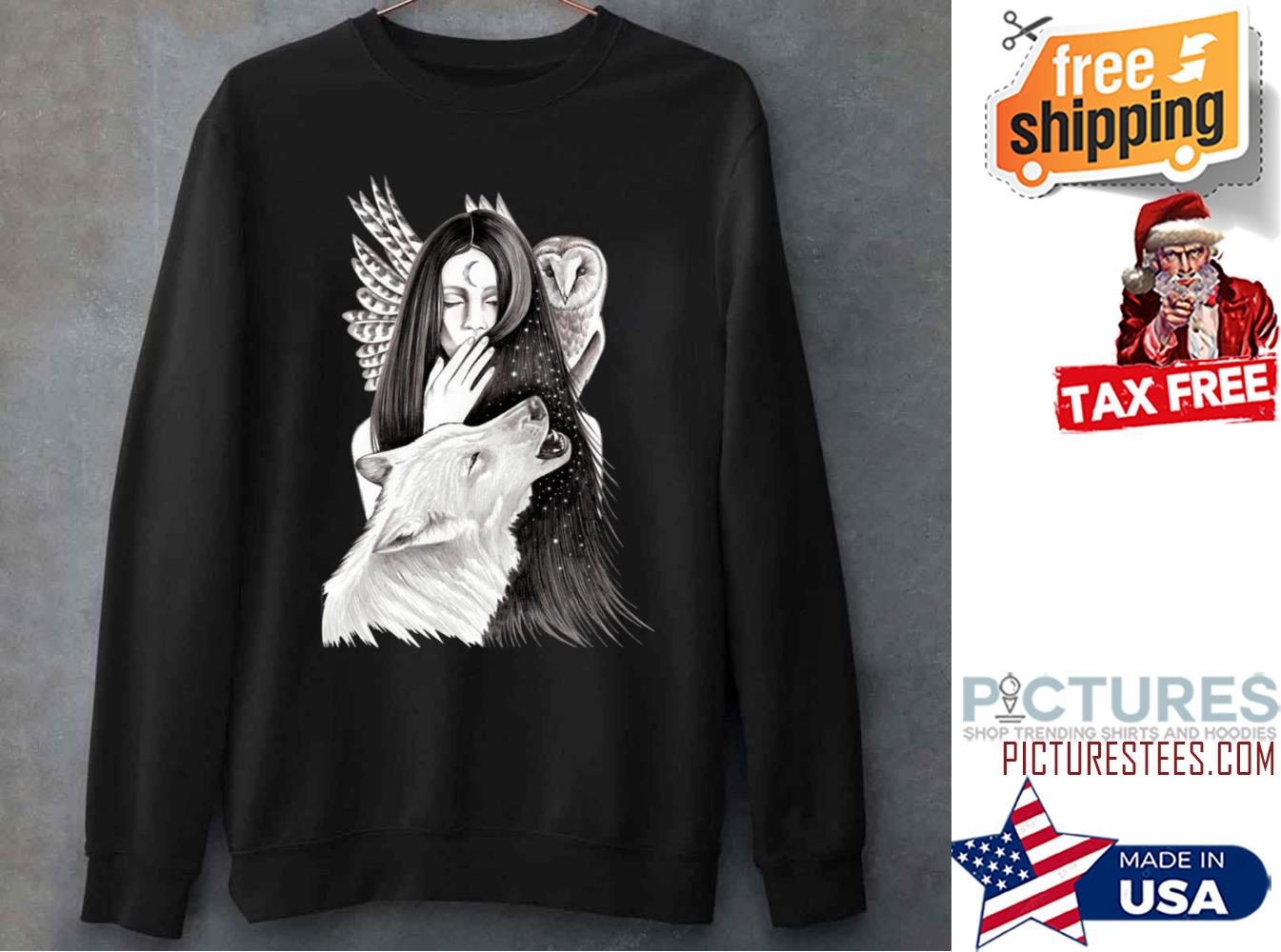 Ritual Wolf And Owl Sweatshirt