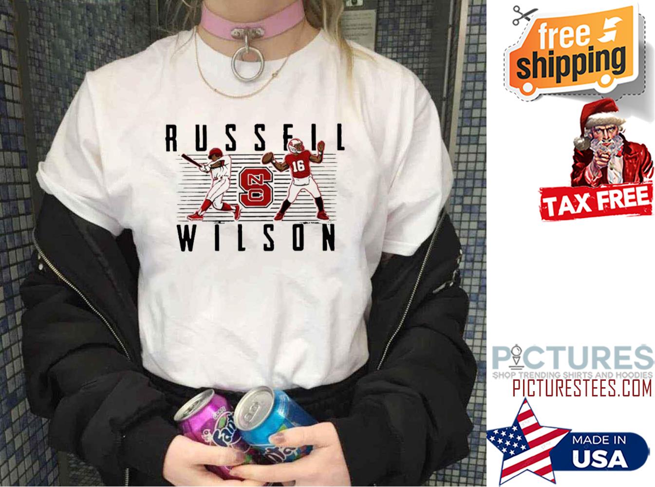 Russell Wilson NC State Baseball Shirt