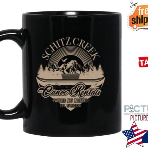 Schitz Creek Canoe Rentals paddles not included mug