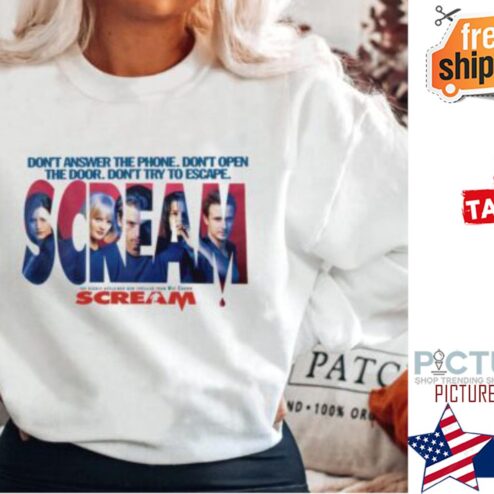 Scream Retro 90s Cult Horror Film Shirt