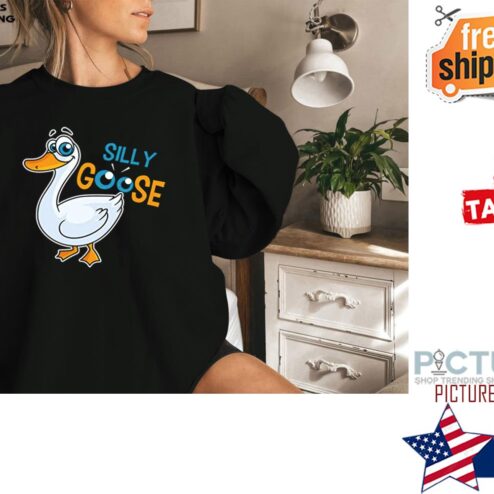 Silly Goose Funny Crewneck Shirt