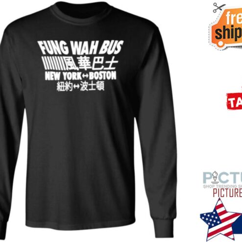 Silvamore Fung Wah Bus New York To Boston Shirt