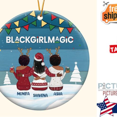 Sistas Soul Sisters Personalized Ceramic Ornament