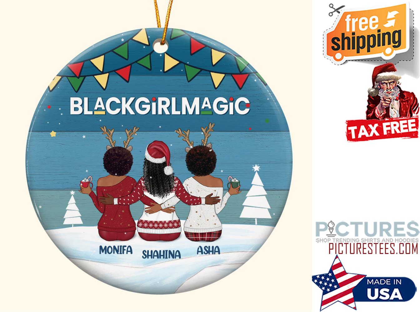 🚛Free Delivery: 📣SaleOff 20% Sistas Soul Sisters Personalized Ceramic Ornament • , Classic tee ...