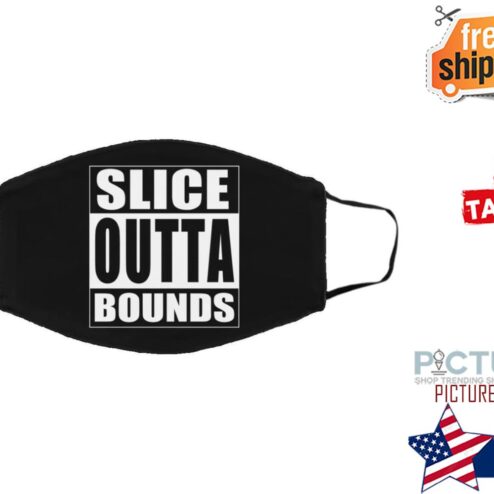 Slice Outta Bounds face mask
