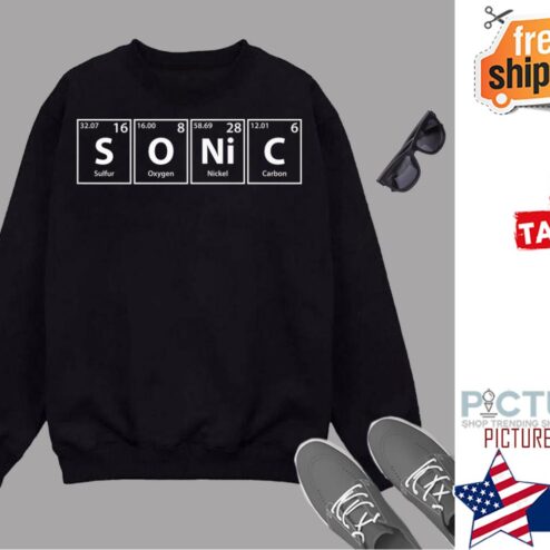 Sonic Periodic Table Elements Spelling Shirt