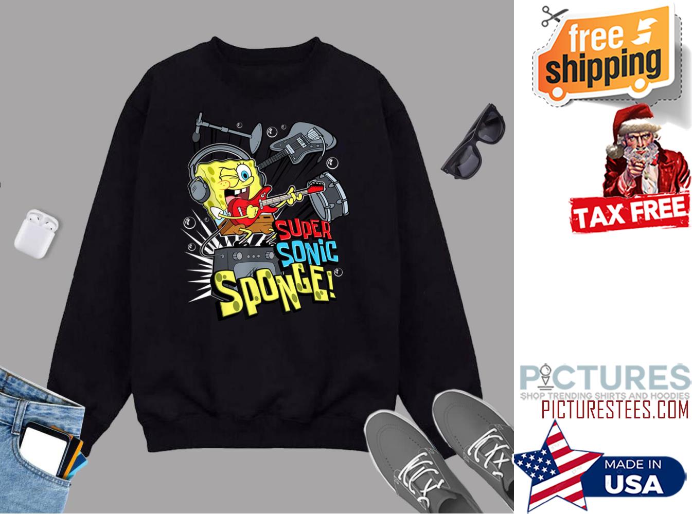 Spongebob Super Sonic Sponge Sweatshirt