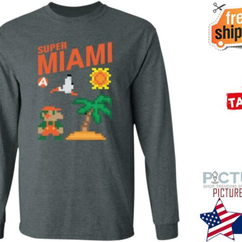 Super Miami Stickerzbyab Store Shirt