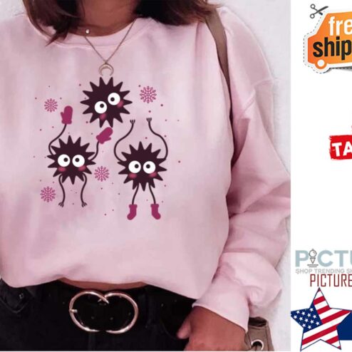 Susuwatari Soot Sprites Spirited Away shirt